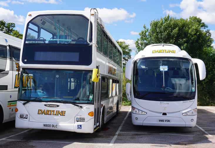 Dartline Scania N94UD East Lancs Omnidekka N800DLC & Irizar i6 YN16VSN
